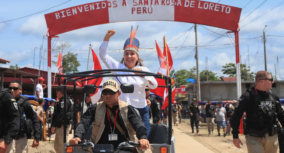 Presidenta Dina Boluarte defiende la soberanía peruana en Santa Rosa de Loreto
