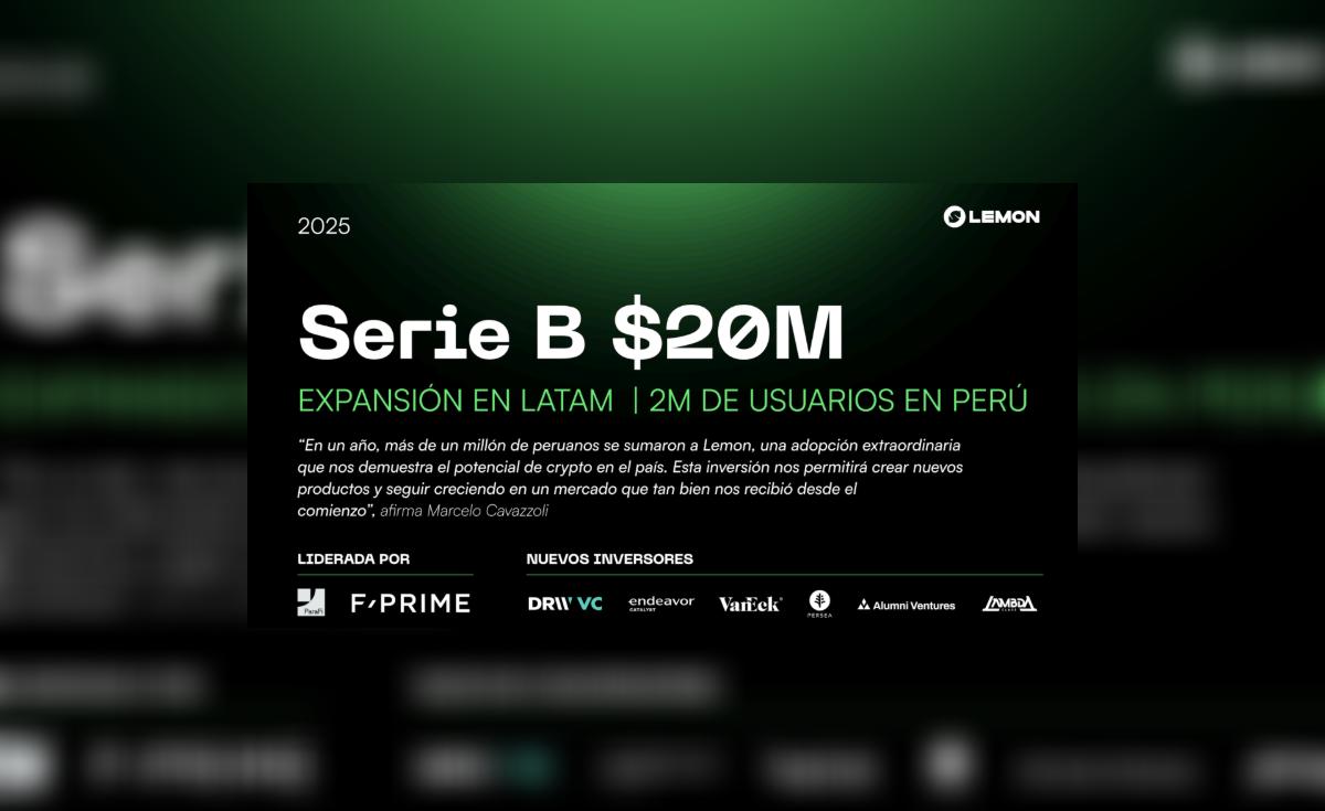 Lemon cierra ronda de financiamiento de 20 millones de dólares para expandir su presencia en América Latina.