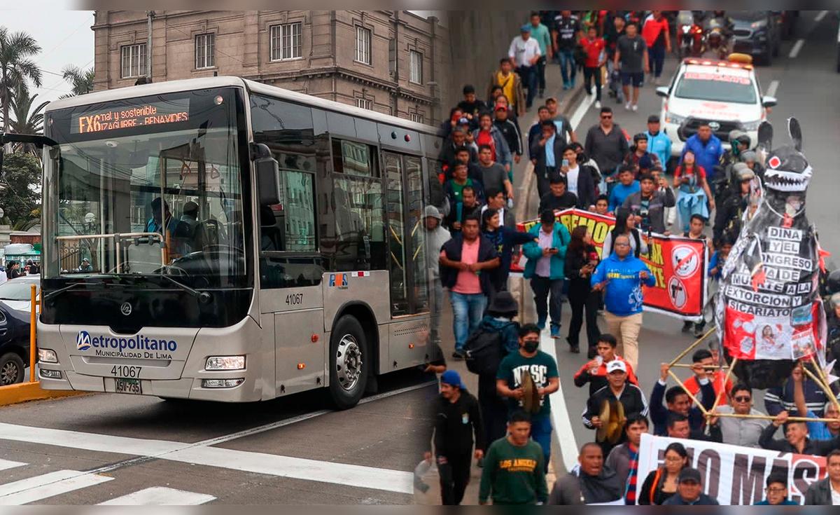 Paro nacional en Perú por inseguridad ciudadana: servicios de transporte público operarán con normalidad