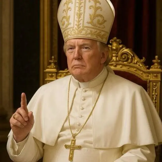 Controversia en la comunidad católica por imagen de Trump como Papa generada por inteligencia artificial